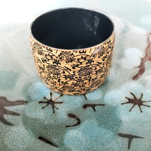 Floral Woodgrain Look "Rustic Boho "Bracelet - Picture 8 of 10